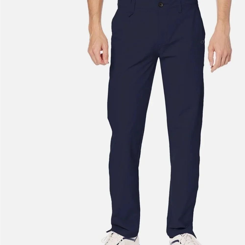 Oakley Men's Blue Regular Fit Take Pro Golf Chinos Pants Size 36